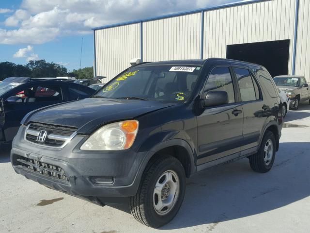 SHSRD68403U101852 - 2003 HONDA CR-V LX BLACK photo 2