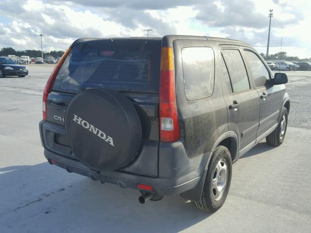 SHSRD68403U101852 - 2003 HONDA CR-V LX BLACK photo 4