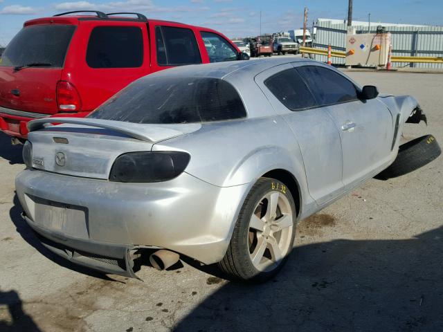 JM1FE173940116904 - 2004 MAZDA RX8 SILVER photo 4