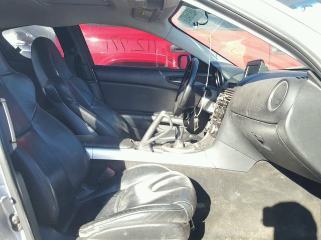 JM1FE173940116904 - 2004 MAZDA RX8 SILVER photo 5