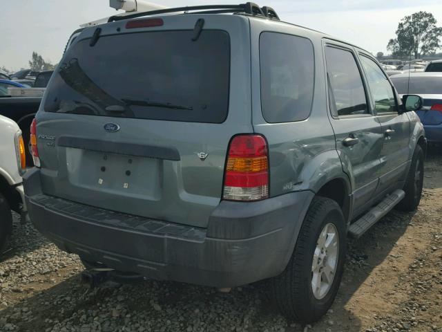 1FMYU03197KB58925 - 2007 FORD ESCAPE XLT GREEN photo 4