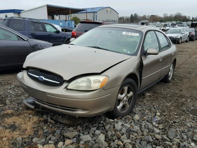 1FAFP55212A265929 - 2002 FORD TAURUS SES BEIGE photo 2