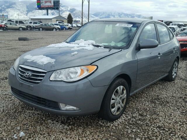 KMHDU4AD5AU022080 - 2010 HYUNDAI ELANTRA BL GRAY photo 2