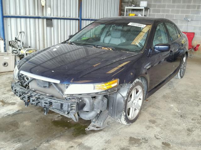 19UUA662X4A034975 - 2004 ACURA TL BLUE photo 2