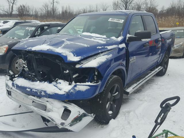 1C6RR7LG9GS208723 - 2016 RAM 1500 SLT BLUE photo 2