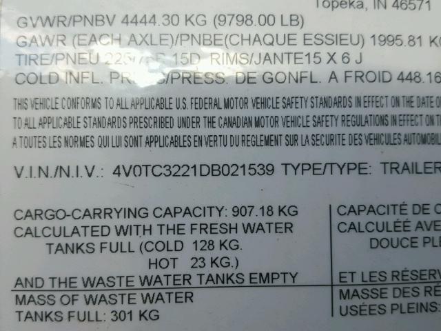 4V0TC3221DB021539 - 2013 CROS SUNSET TAN photo 10