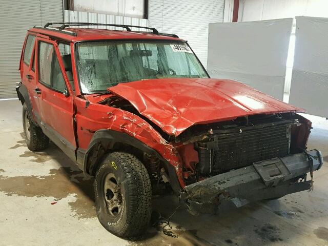 1J4FJ68S3RL218553 - 1994 JEEP CHEROKEE S RED photo 1