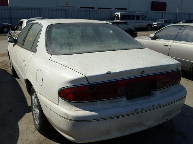 2G4WS52JX11175686 - 2001 BUICK CENTURY CU WHITE photo 3