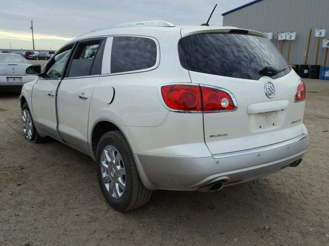 5GAKRCED1CJ102791 - 2012 BUICK ENCLAVE WHITE photo 3