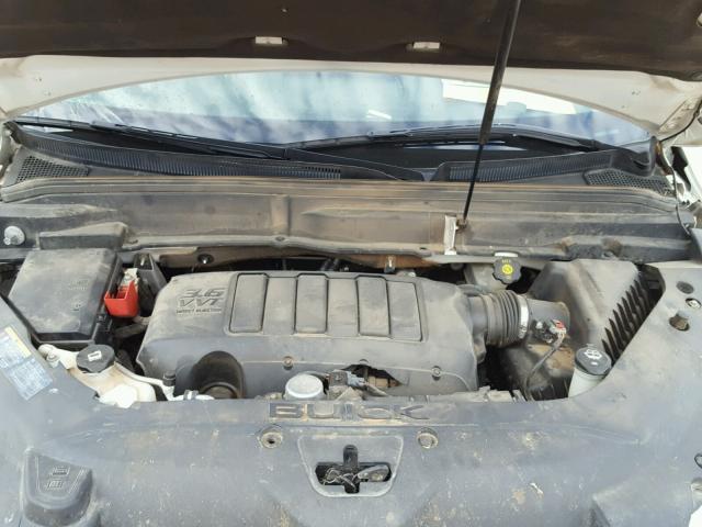 5GAKRCED1CJ102791 - 2012 BUICK ENCLAVE WHITE photo 7