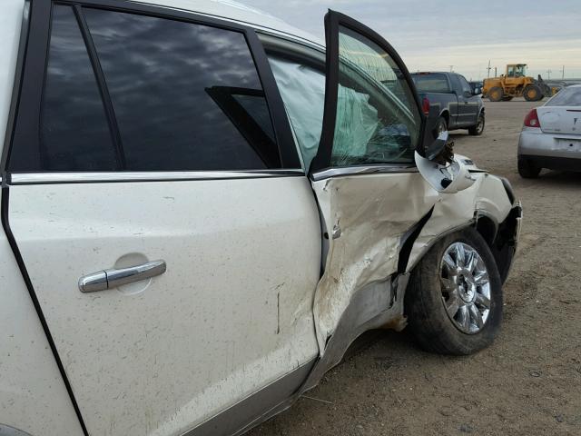 5GAKRCED1CJ102791 - 2012 BUICK ENCLAVE WHITE photo 9