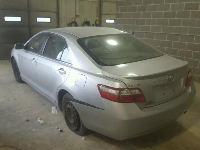 4T1BE46K97U504541 - 2007 TOYOTA CAMRY NEW SILVER photo 3