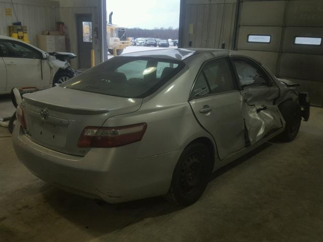 4T1BE46K97U504541 - 2007 TOYOTA CAMRY NEW SILVER photo 4