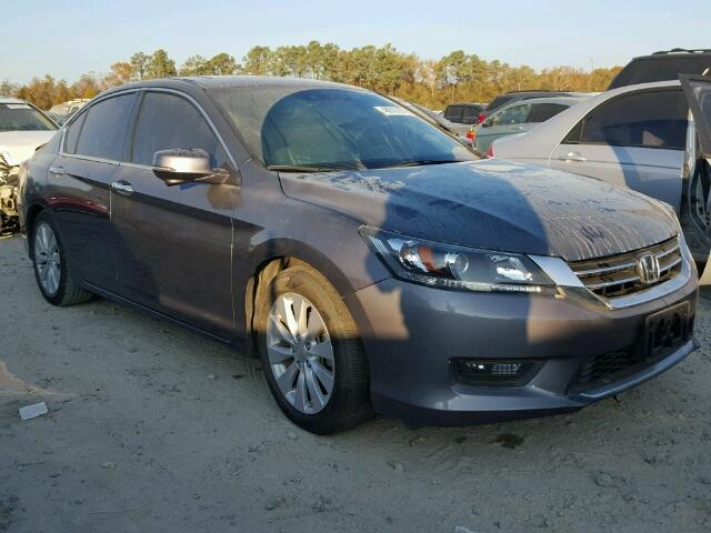 1HGCR2F88FA154729 - 2015 HONDA ACCORD EXL GRAY photo 1