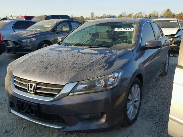 1HGCR2F88FA154729 - 2015 HONDA ACCORD EXL GRAY photo 2