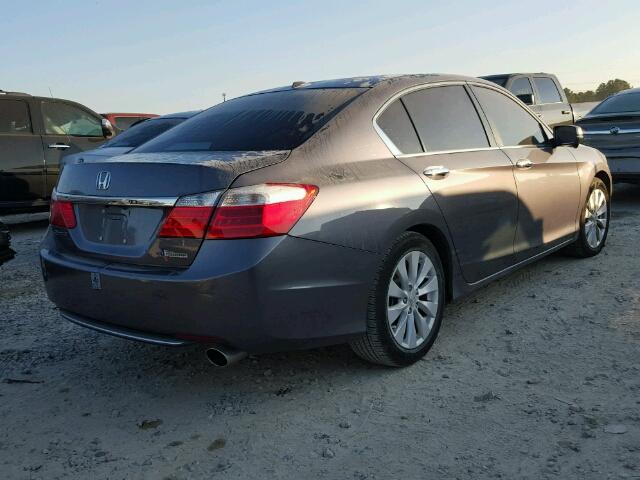 1HGCR2F88FA154729 - 2015 HONDA ACCORD EXL GRAY photo 4