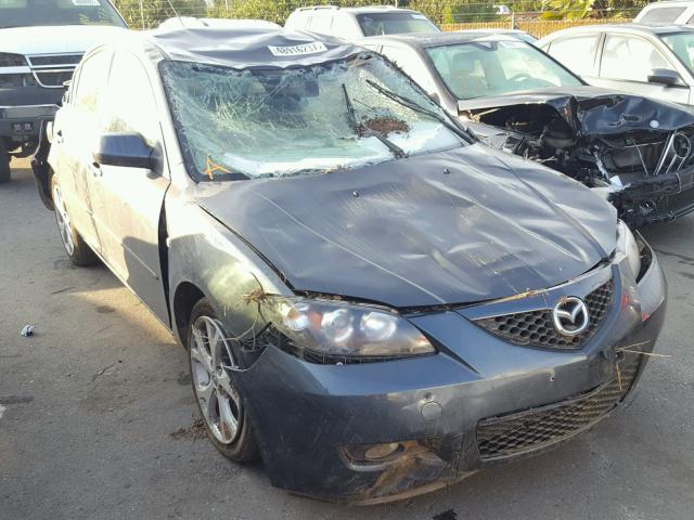 JM1BK32F081178051 - 2008 MAZDA 3 I GRAY photo 1