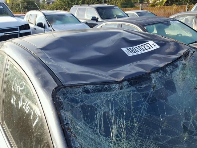 JM1BK32F081178051 - 2008 MAZDA 3 I GRAY photo 9