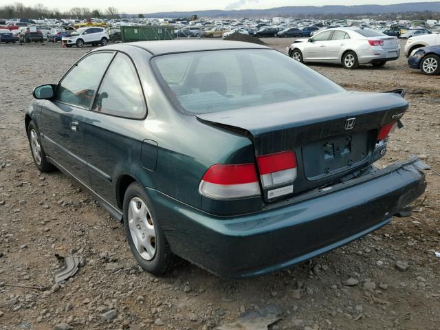 1HGEJ8248YL047953 - 2000 HONDA CIVIC EX GREEN photo 3