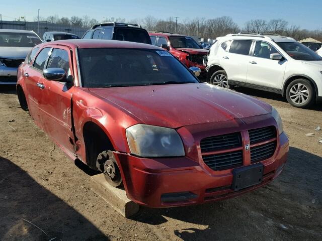 2D8FV48V95H570375 - 2005 DODGE MAGNUM SXT RED photo 1