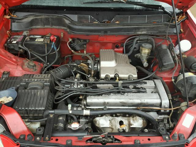 JHLRD284XXC022081 - 1999 HONDA CR-V LX RED photo 7