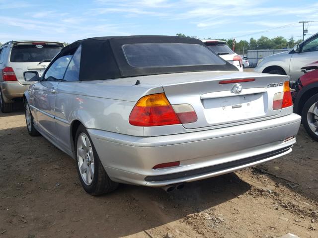 WBABR3340YEA82292 - 2000 BMW 323 CI SILVER photo 3