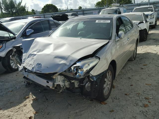 JTHBA30G745040071 - 2004 LEXUS ES 330 SILVER photo 2