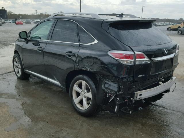 2T2BK1BA5DC178248 - 2013 LEXUS RX 350 BLACK photo 3