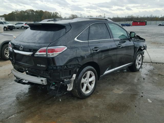 2T2BK1BA5DC178248 - 2013 LEXUS RX 350 BLACK photo 4