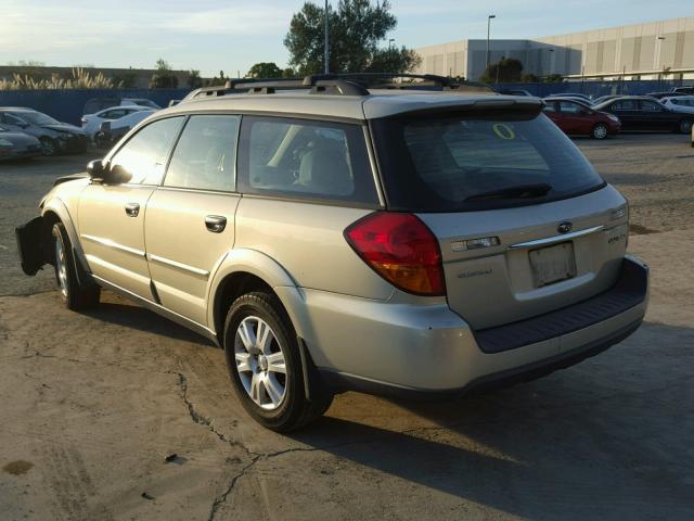 4S4BP61C757310141 - 2005 SUBARU LEGACY OUT GRAY photo 3