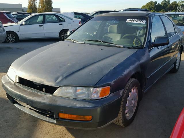 1HGCD5652TA080600 - 1996 HONDA ACCORD EX BLUE photo 2