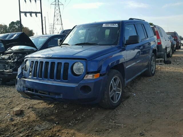 1J4NF2GB2AD512726 - 2010 JEEP PATRIOT SP BLUE photo 2