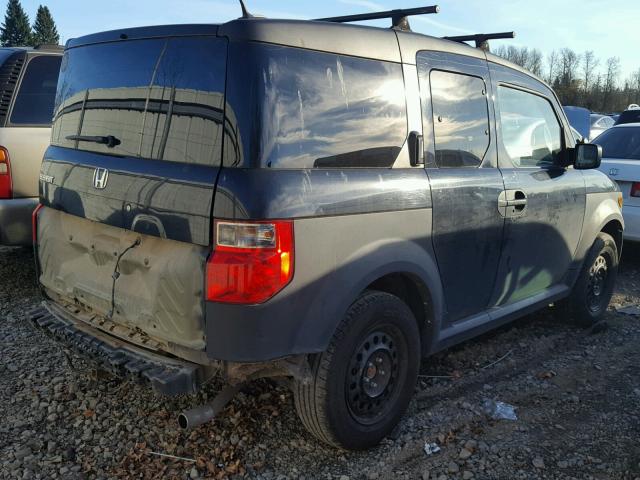 5J6YH27615L033588 - 2005 HONDA ELEMENT EX BLACK photo 4