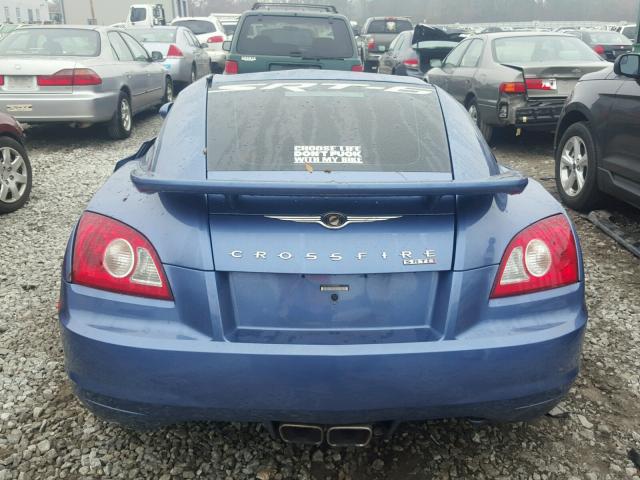 1C3AN79N25X040533 - 2005 CHRYSLER CROSSFIRE BLUE photo 6