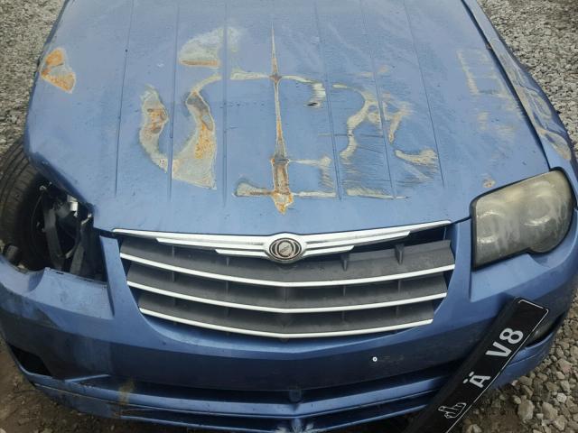 1C3AN79N25X040533 - 2005 CHRYSLER CROSSFIRE BLUE photo 7