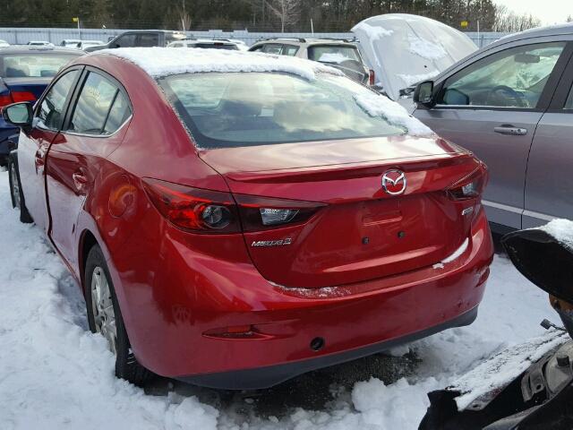 3MZBM1V70FM213896 - 2015 MAZDA 3 TOURING RED photo 3