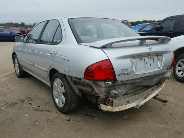 3N1CB51D66L499178 - 2006 NISSAN SENTRA 1.8 SILVER photo 3