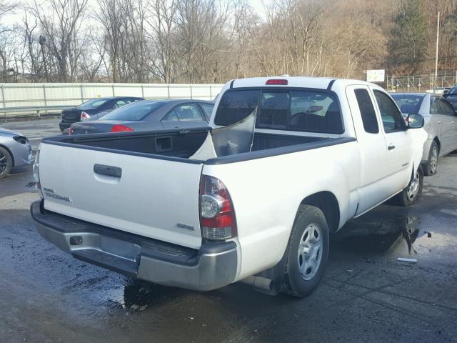 5TETX22N89Z616703 - 2009 TOYOTA TACOMA WHITE photo 4