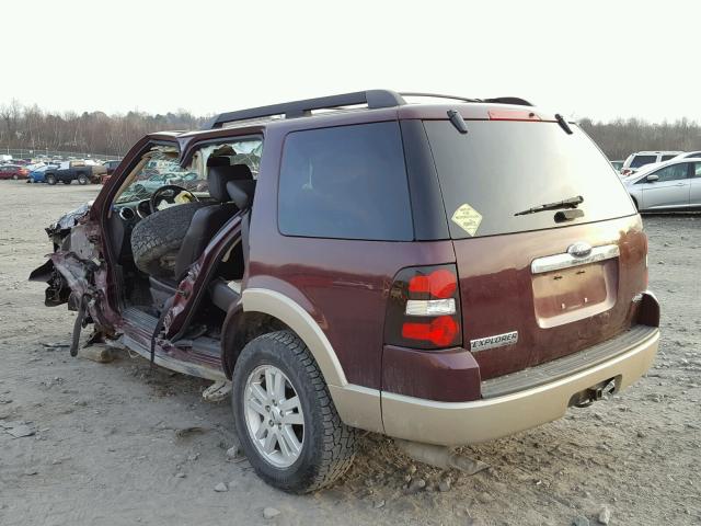 1FMEU74E38UA92648 - 2008 FORD EXPLORER E MAROON photo 3
