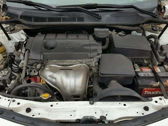 4T4BF3EK6AR074621 - 2010 TOYOTA CAMRY BASE WHITE photo 7