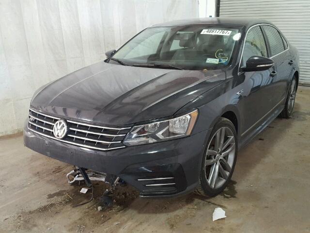 1VWDT7A35HC001016 - 2017 VOLKSWAGEN PASSAT R-L GRAY photo 2