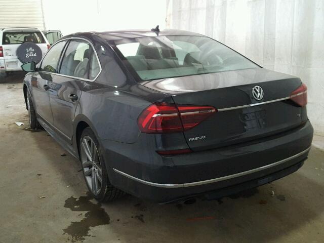 1VWDT7A35HC001016 - 2017 VOLKSWAGEN PASSAT R-L GRAY photo 3