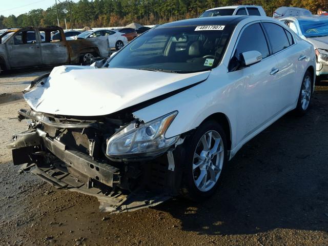 1N4AA5AP9CC845626 - 2012 NISSAN MAXIMA S WHITE photo 2