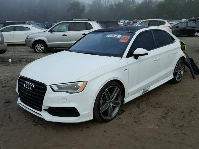 WAUB8GFF0G1112482 - 2016 AUDI A3 PREMIUM WHITE photo 2