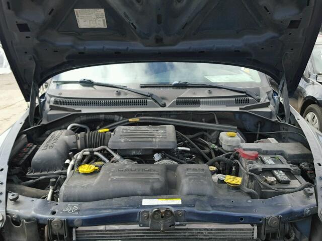 1B4HS48NX2F220523 - 2002 DODGE DURANGO SL BLUE photo 7