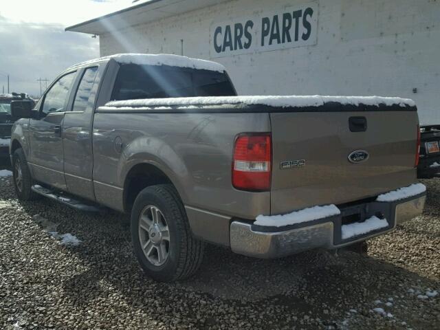 1FTPX125X5FA24254 - 2005 FORD F150 TAN photo 3