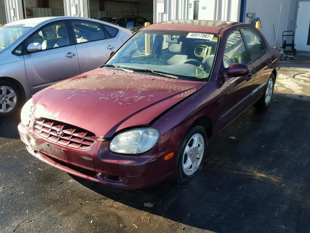 KMHWF25S51A406362 - 2001 HYUNDAI SONATA GL MAROON photo 2