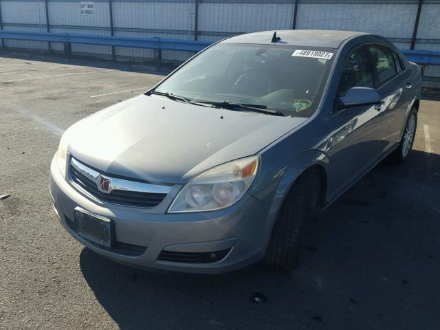 1G8ZX57739F230395 - 2009 SATURN AURA XR GRAY photo 2