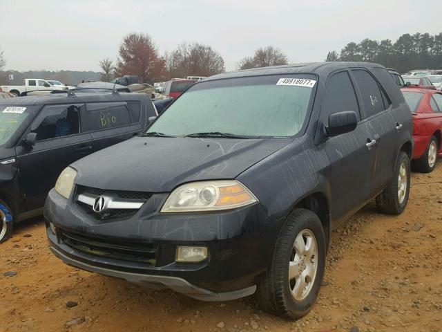 2HNYD18234H506968 - 2004 ACURA MDX BLACK photo 2