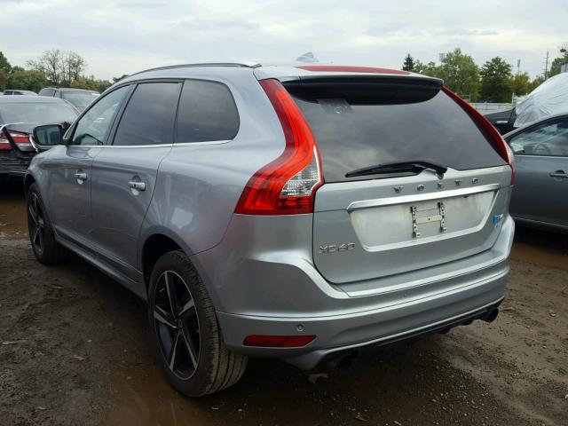 YV4902RGXF2587563 - 2015 VOLVO XC60 T6 SILVER photo 3